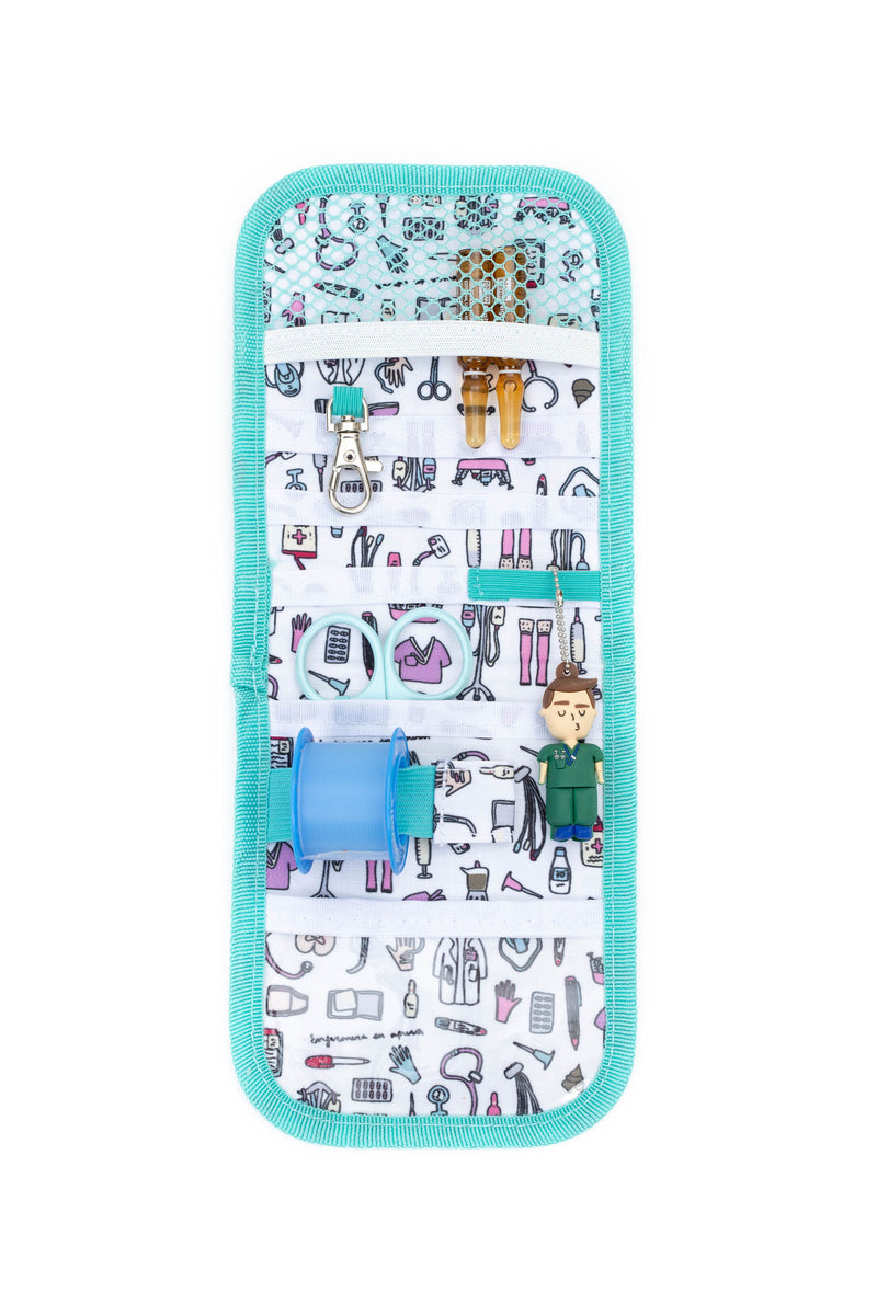 Pocket organiser – Cosas de Enfermeros, Aquamarine – alternative view
