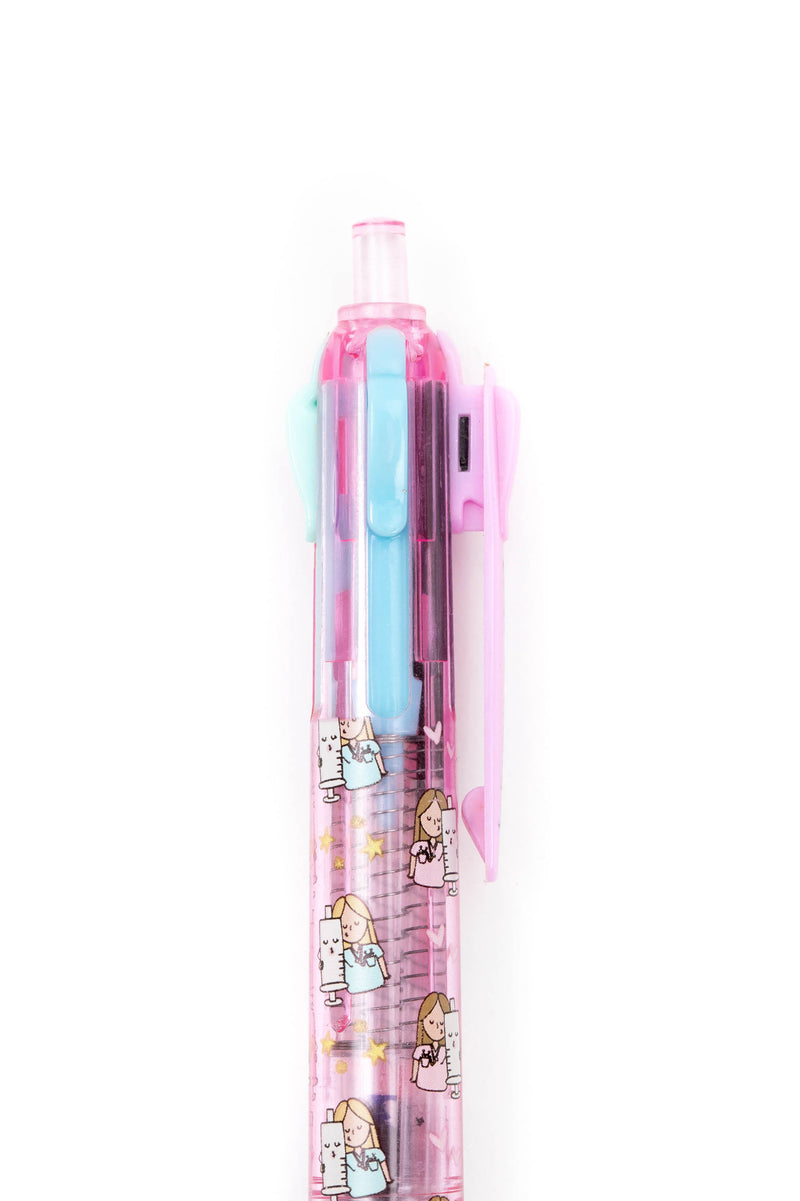 Jeringuiamor 4-colour pen – Pink – alternative view