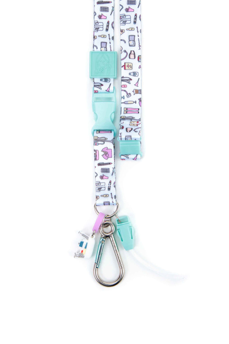 Charm lanyard – Cosas de Enfermeros – alternative view